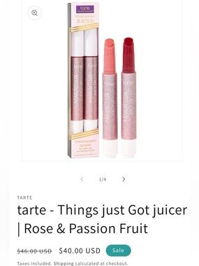 Tarte things just got juicier Balm - Passion Fruit only